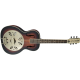 GRETSCH G9240 Alligator™ Round-Neck, Mahogany Body Biscuit Cone Resonator Guitar, 2-Color Sunburst