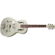 GRETSCH G9201 Honey Dipper™ Round-Neck, Brass Body Biscuit Cone Resonator Guitar, Shed Roof Finish
