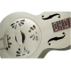 GRETSCH G9201 Honey Dipper™ Round-Neck, Brass Body Biscuit Cone Resonator Guitar, Shed Roof Finish