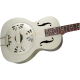 GRETSCH G9201 Honey Dipper™ Round-Neck, Brass Body Biscuit Cone Resonator Guitar, Shed Roof Finish
