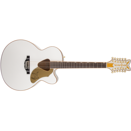 GRETSCH G5022CWFE-12 Rancher™ Falcon Jumbo 12-String Cutaway Electric, Fishman® Pickup System, White