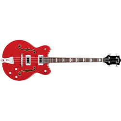 GRETSCH G5442BDC Electromatic® Hollow Body 30.3" Short Scale Bass, Rosewood Fingerboard, Transparent Red