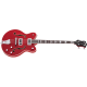 GRETSCH G5442BDC Electromatic® Hollow Body 30.3" Short Scale Bass, Rosewood Fingerboard, Transparent Red