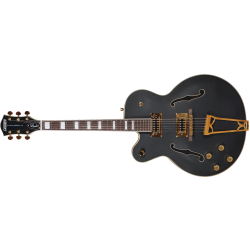 GRETSCH G5191BK Tim Armstrong Signature Electromatic® Hollow Body, Left-Handed, Gold Hardware, Flat Black