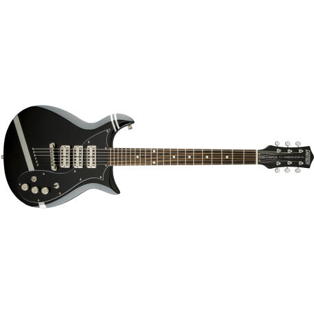 GRETSCH G5135CVT-PS Patrick Stump Electromatic® "Stump-O-Matic" CVT, Black with Pewter Stripes