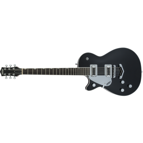 GRETSCH G5230LH Electromatic® Jet™ FT Single-Cut with V-Stoptail, Left-Handed, Black Walnut Fingerboard, Black