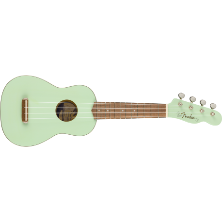 FENDER Venice Soprano Uke, Walnut Fingerboard, Surf Green