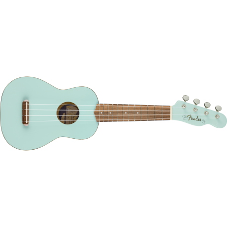 FENDER Venice Soprano Uke, Walnut Fingerboard, Daphne Blue