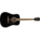 FENDER FA-125 Dreadnought, Walnut Fingerboard, Black