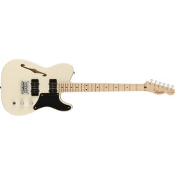 SQUIER Paranormal Carbronita Telecaster® Thinline, Maple Fingerboard, Olympic White