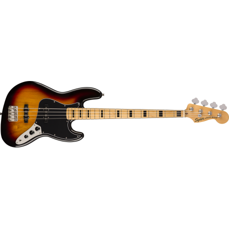 SQUIER Classic Vibe '70s Jazz Bass®, Maple Fingerboard, 3-Color Sunburst