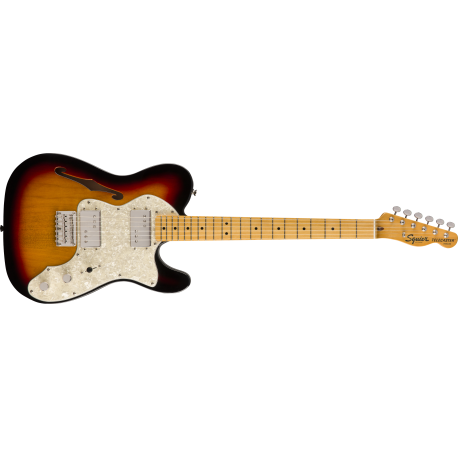 SQUIER Classic Vibe '70s Telecaster® Thinline, Maple Fingerboard, 3-Color Sunburst