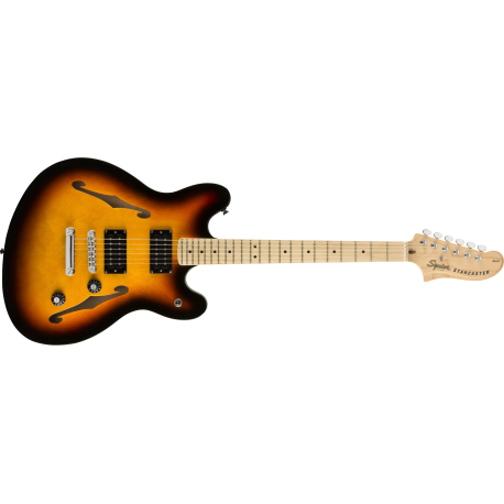 SQUIER Affinity Series™ Starcaster®, Maple Fingerboard, 3-Color Sunburst