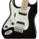 SQUIER Contemporary Stratocaster® HH Left-Handed, Maple Fingerboard, Black Metallic