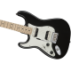 SQUIER Contemporary Stratocaster® HH Left-Handed, Maple Fingerboard, Black Metallic