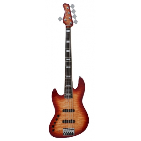 Marcus Miller V9 ALDER-5 BRS LH 2.0 Brown Burst Gauchère
