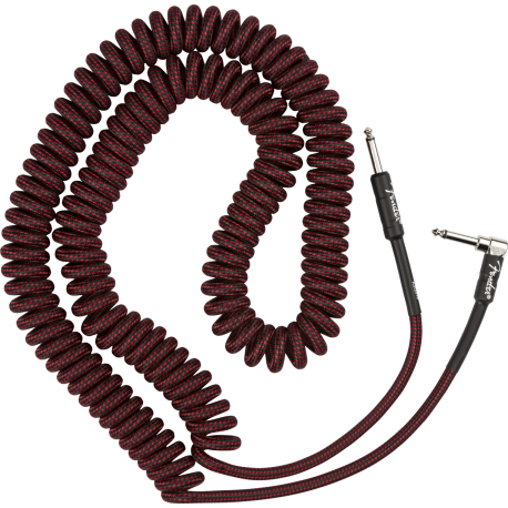 FENDER Professional Coil Cable, 30', Red Tweed