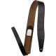 GRETSCH Gretsch® Script Logo Leather Strap, Black, 3"