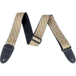 GRETSCH Gretsch® Strap with White Logos, Gold