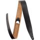 GRETSCH Gretsch® G Arrow Leather Strap, Black, 3"