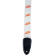 GRETSCH Gretsch® Vibrato Arm Pattern Strap, White/Orange
