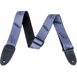 GRETSCH Gretsch® Gray Penguins Strap, Black
