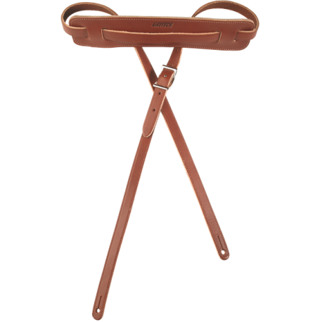 GRETSCH Gretsch® Vintage Leather Guitar Strap, Walnut