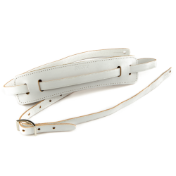 GRETSCH Gretsch® Vintage Leather Guitar Strap, Vintage White