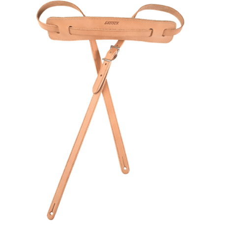 GRETSCH Gretsch® Vintage Leather Guitar Strap, Natural