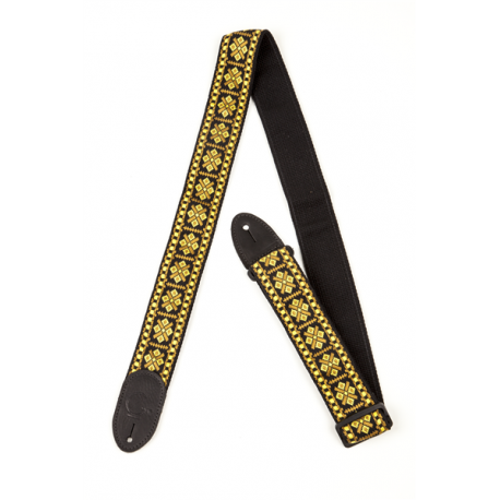 GRETSCH G Brand Strap Diamond Black Ends