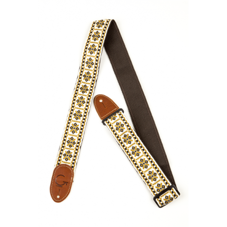 GRETSCH G Brand Strap Diamond Brown Ends