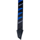 JACKSON Jackson® Strap with Headstock Pattern, Black/Blue