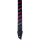 JACKSON Jackson® Strap with Headstock Pattern, Black/Red
