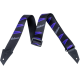 JACKSON Jackson® Strap with Headstock Pattern, Black/Purple