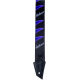 JACKSON Jackson® Strap with Headstock Pattern, Black/Purple