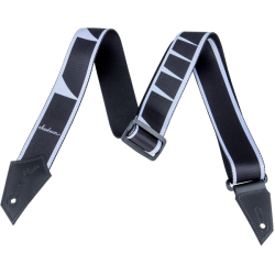 JACKSON Jackson® Strap with Sharkfin Inlay Pattern, Black/White
