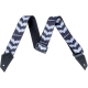 JACKSON Jackson® Strap with Double V Pattern, Black/White