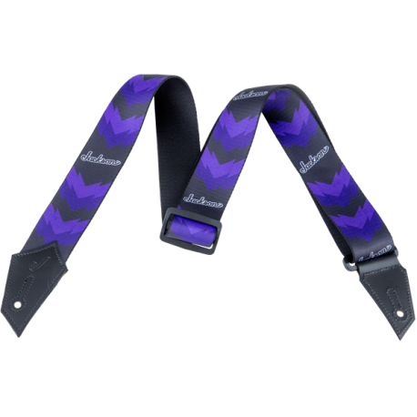 JACKSON Jackson® Strap with Double V Pattern, Black/Purple