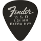 FENDER Dura-Tone 351 Shape, 1.21, Black, 12-Pack