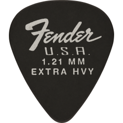 FENDER Dura-Tone 351 Shape, 1.21, Black, 12-Pack