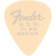 FENDER Dura-Tone 351 Shape, .71, Olympic White, 12-Pack