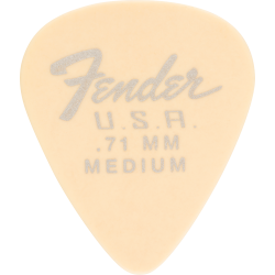 FENDER Dura-Tone 351 Shape, .71, Olympic White, 12-Pack