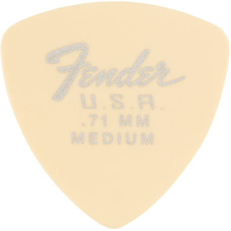 FENDER Dura-Tone 346 Shape, .71, Olympic White, 12-Pack