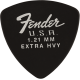 FENDER Dura-Tone 346 Shape, 1.21, Black, 12-Pack