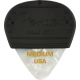 FENDER Mojo Grip Picks, Celluloid, Medium, 3-Pack, White Moto