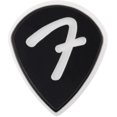 FENDER F Grip 551 Picks, Black, (3)