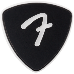 FENDER F Grip 346 Picks, Black, (3)