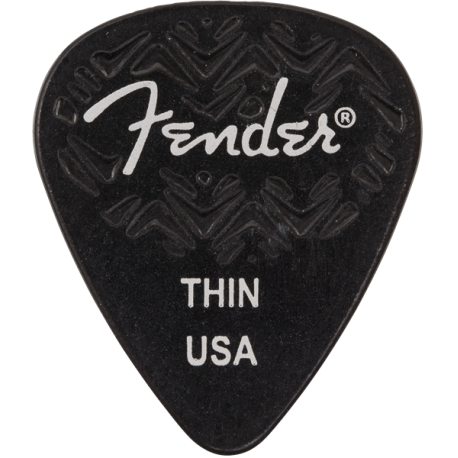FENDER 351 Shape, Black, Thin (6)