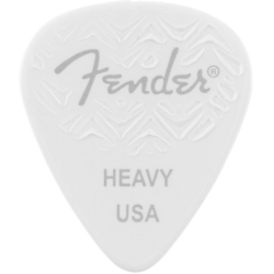 FENDER 351 Shape, White, Heavy (6)