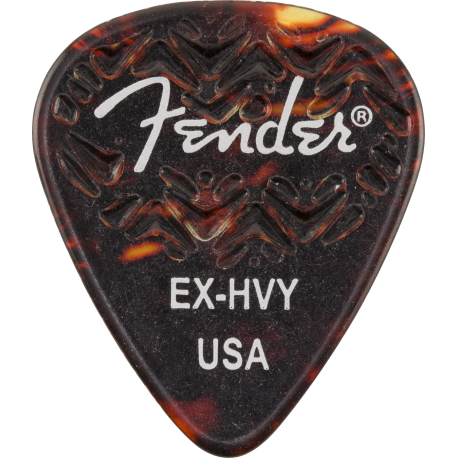 FENDER 351 Shape, Tortoise Shell, Extra Heavy (6)